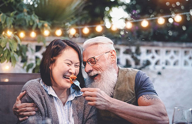 couple enjoying a good diet in Bay Area